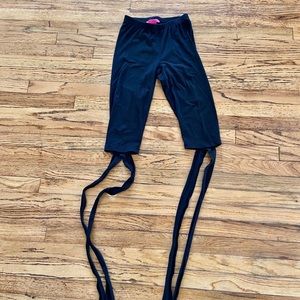 Betsy Johnson Ballerina Tie Leggings